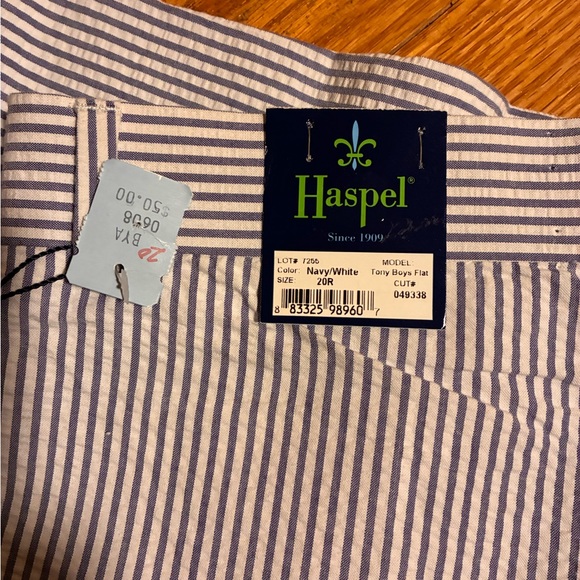 Classic Striped Chinos - Blue and White - Picture 3 of 5